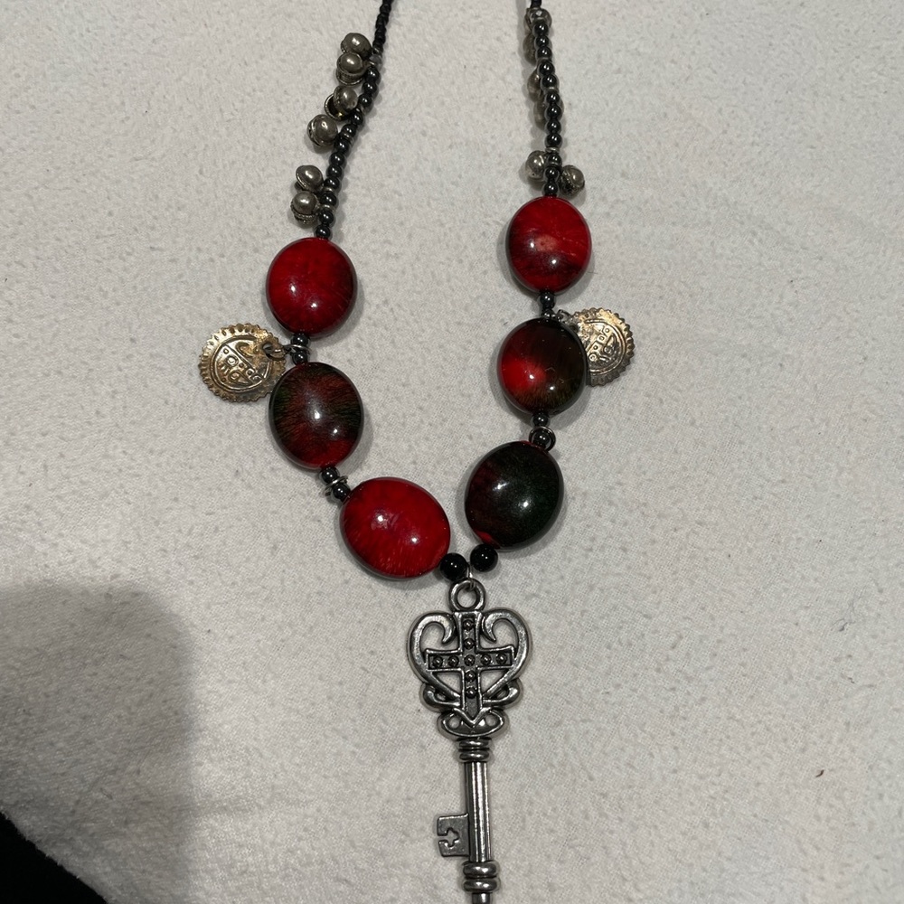 Key necklace, not real coins